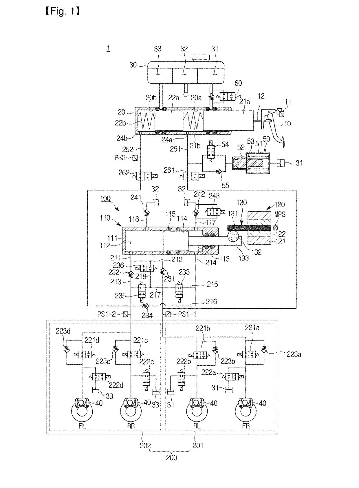 Electronic brake system and control method therof