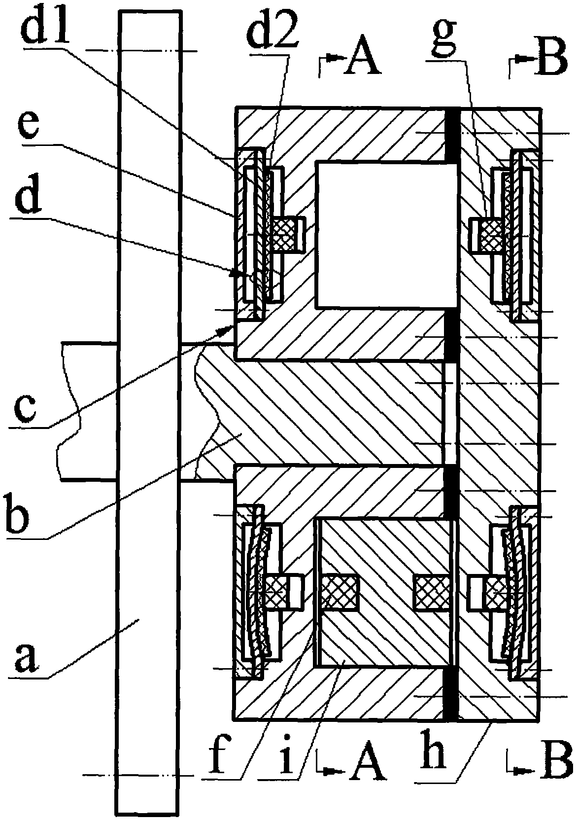 A rotary self-excited circular piezoelectric vibrator generator