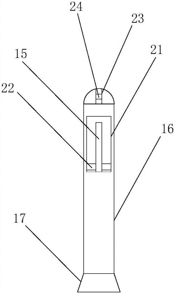 Adjustable light collection lamp holder of flashlight