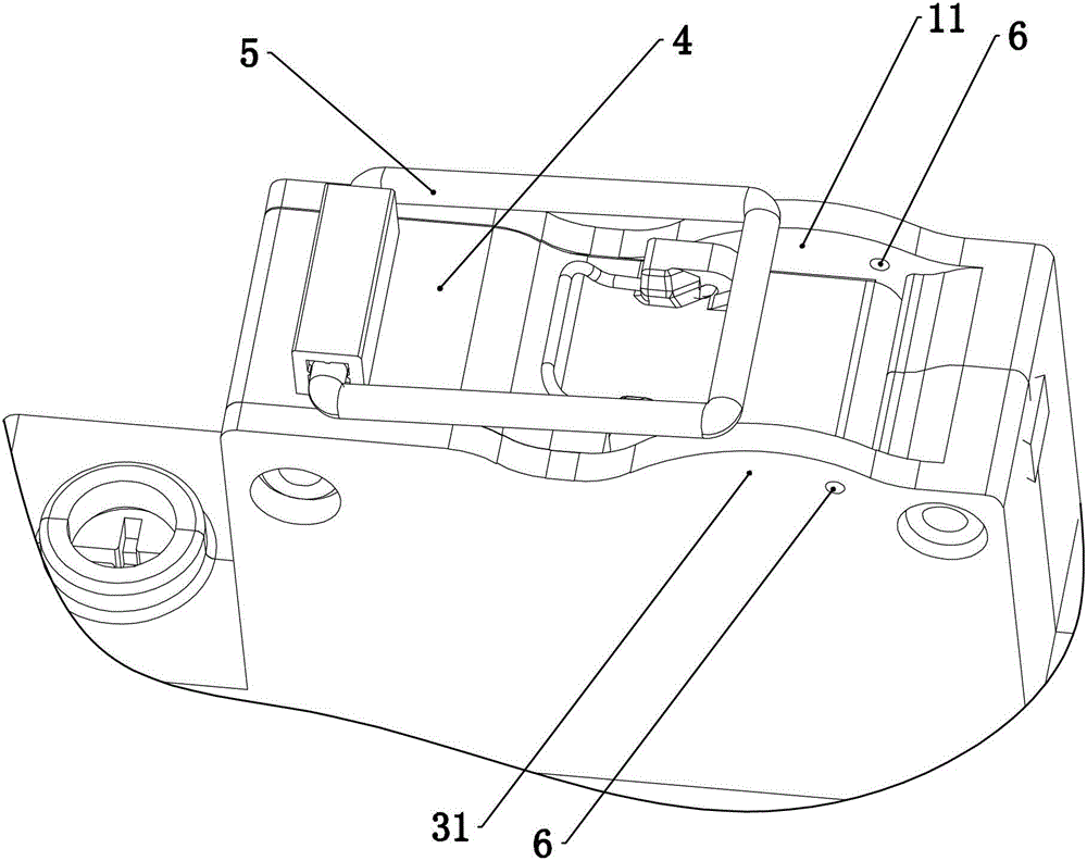 Handle operation mechanism with self-locking device used on isolation switch