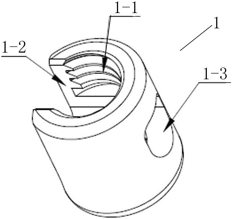 Semi-opened and semi-closed spine ilium bolt