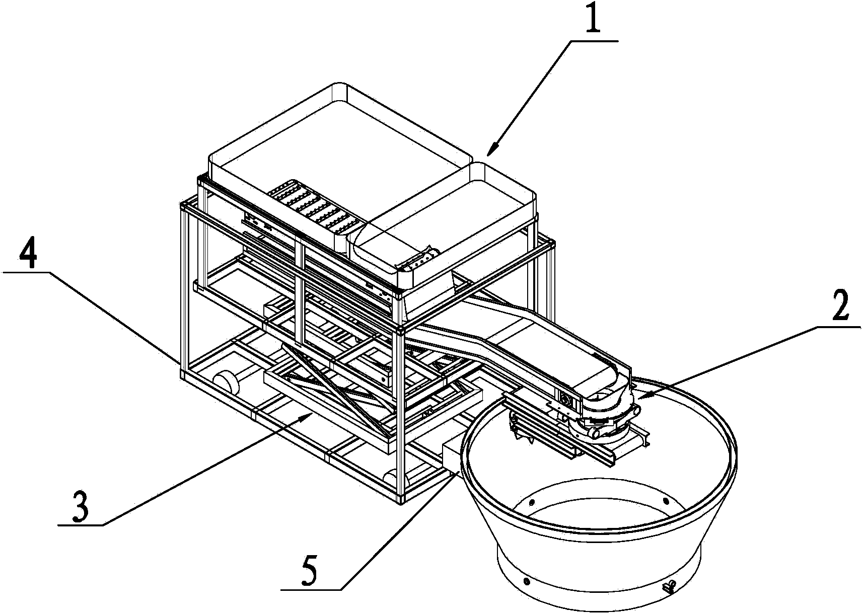 Automatic steamer filling machine