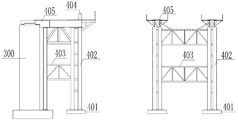 Steel trussed beam and flexible arch bridge construction method with vault pushing