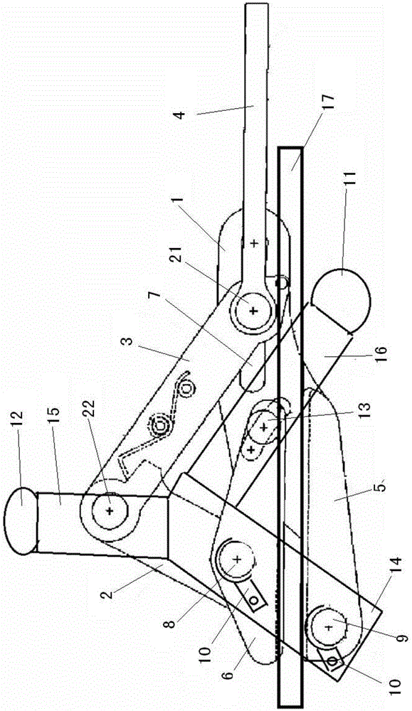 Wire clamp retractable operating device