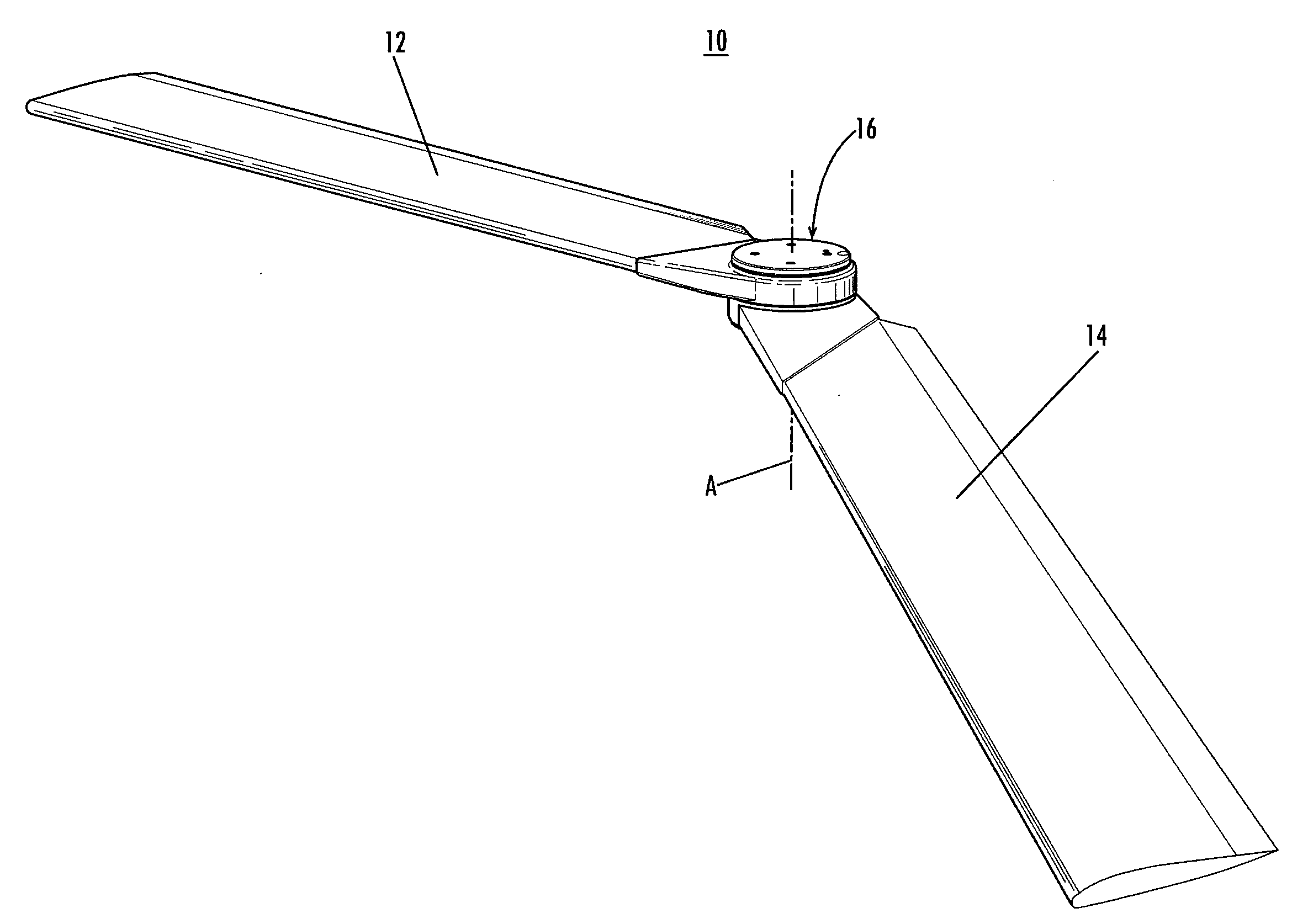 Mechanism for folding, sweeping, and locking vehicle wings about a single pivot