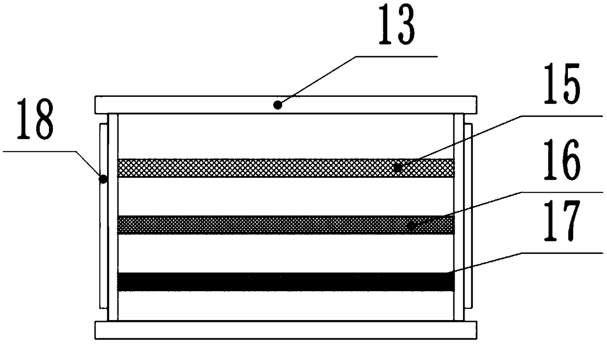 Grain drying and screening integrated device