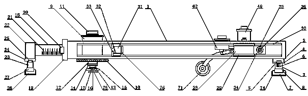 Roll shaft skin-taking knife for burnt patients