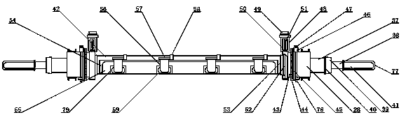 Roll shaft skin-taking knife for burnt patients