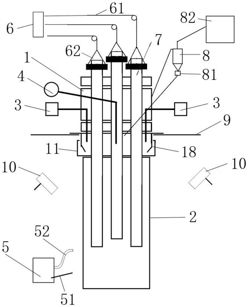 Submerged arc furnace equipment for producing macrocrystalline fused magnesite