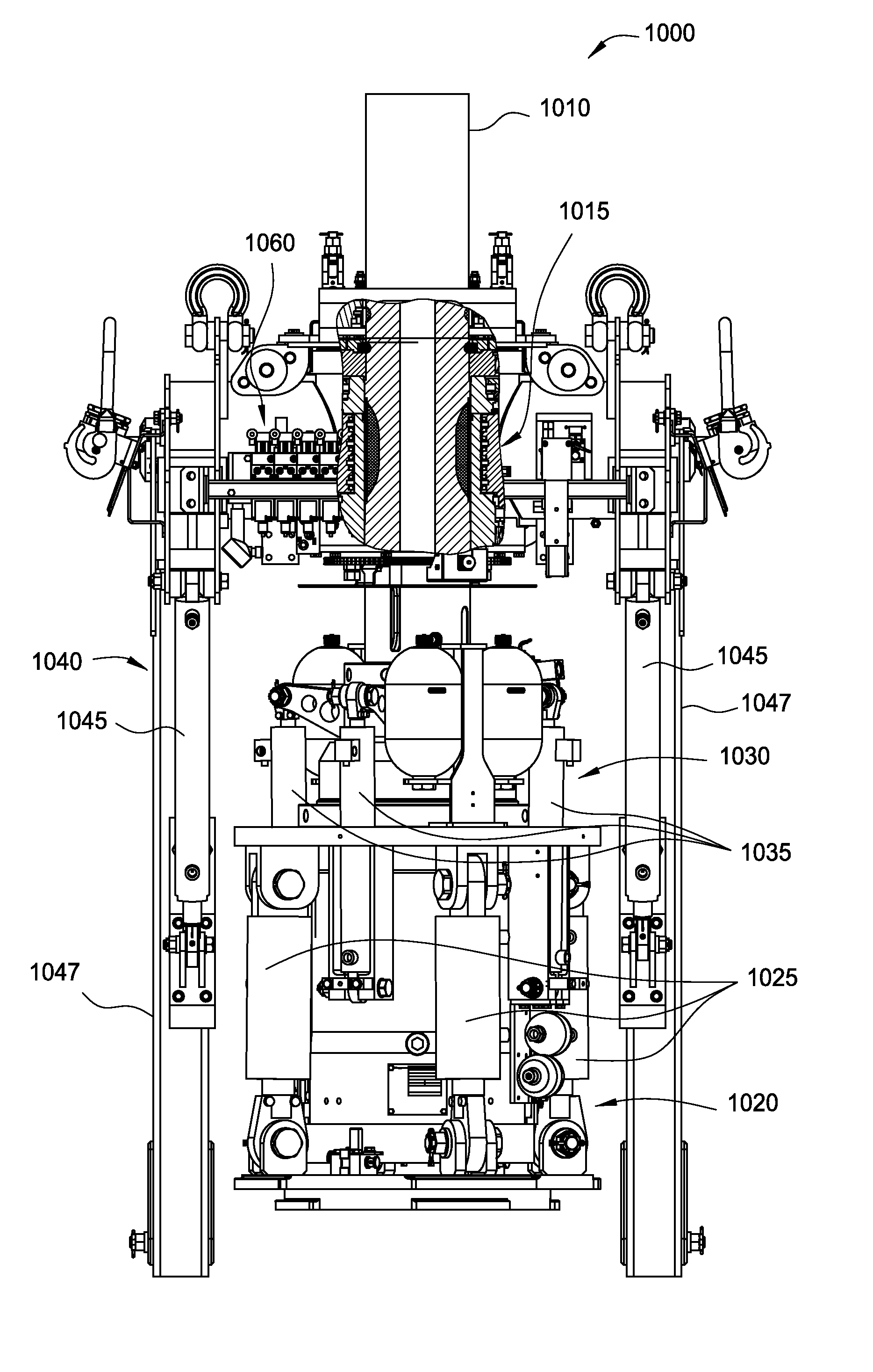 Electronic control system for a tubular handling tool