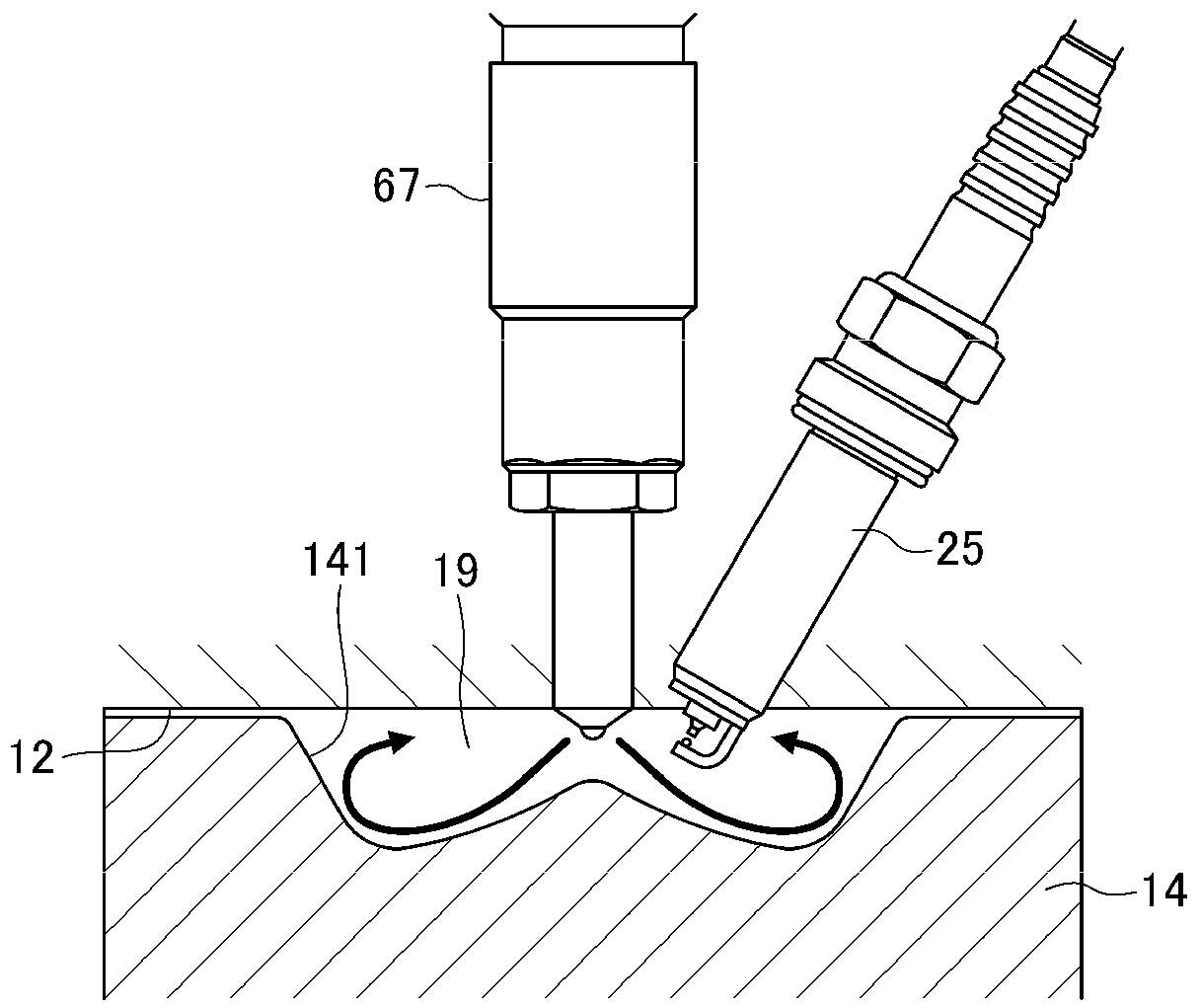 Control device of spark-ignition gasoline engine