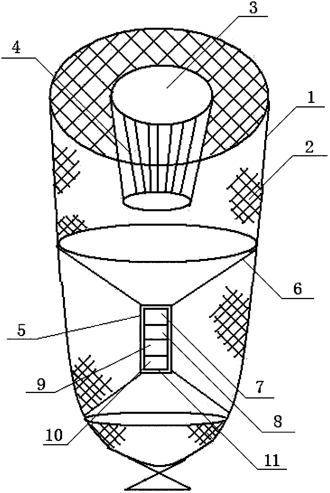 Sonic-sensing lobster catching cage