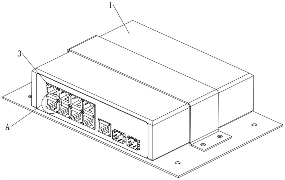 Switch with joint anti-breaking protection structure