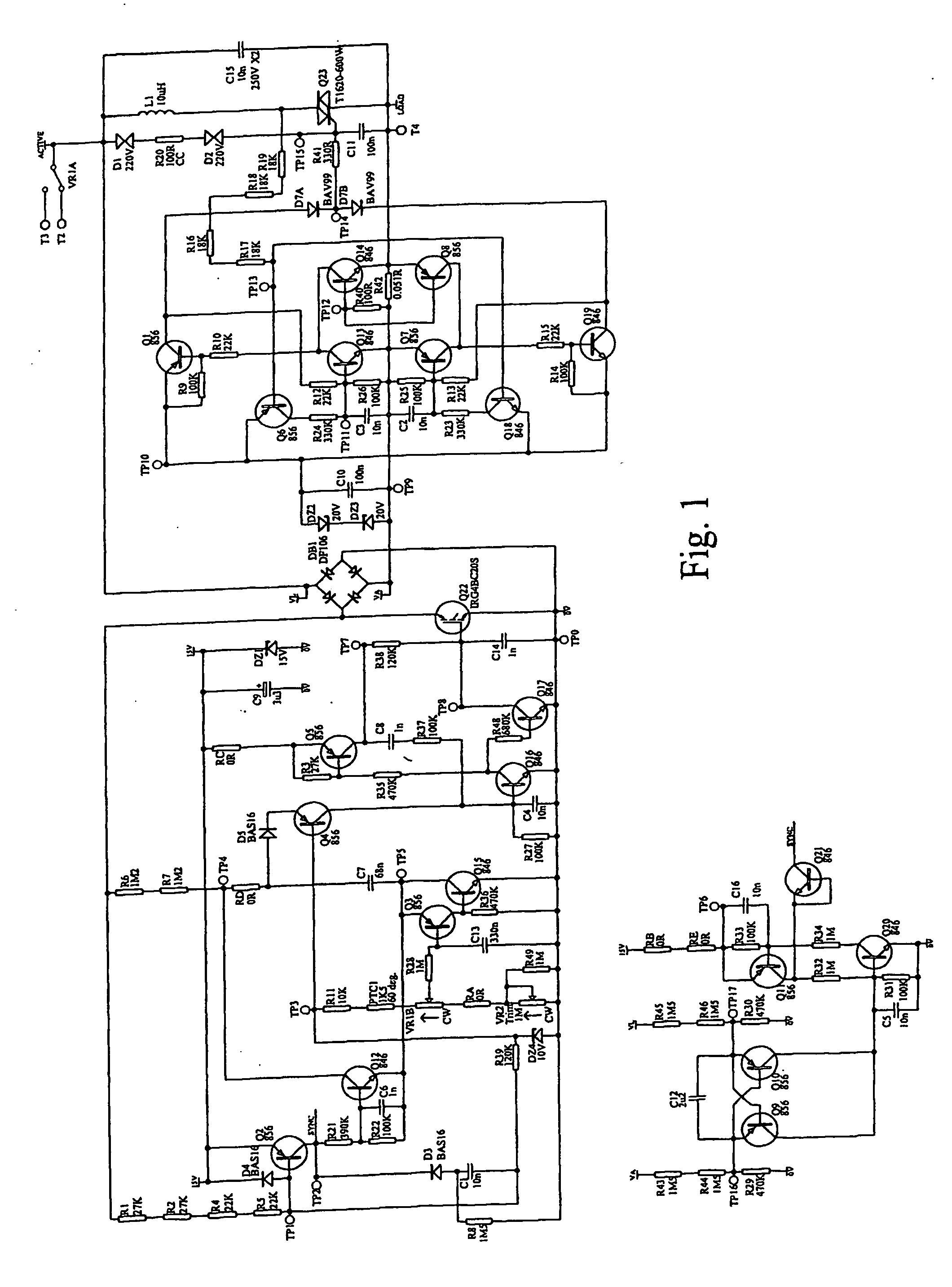 Dimmer circuit with improved ripple control