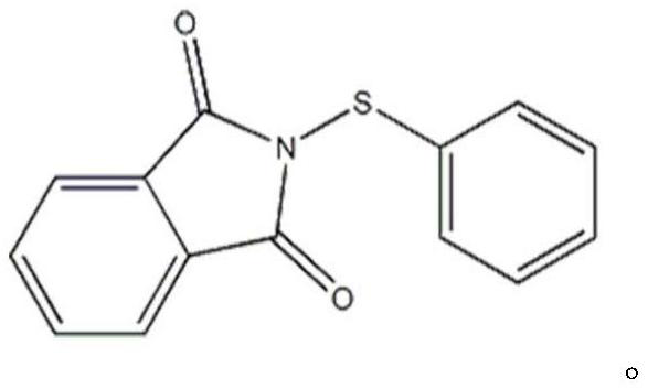 Application of n-(phenylthio)phthalimide in reducing wheat toxin content