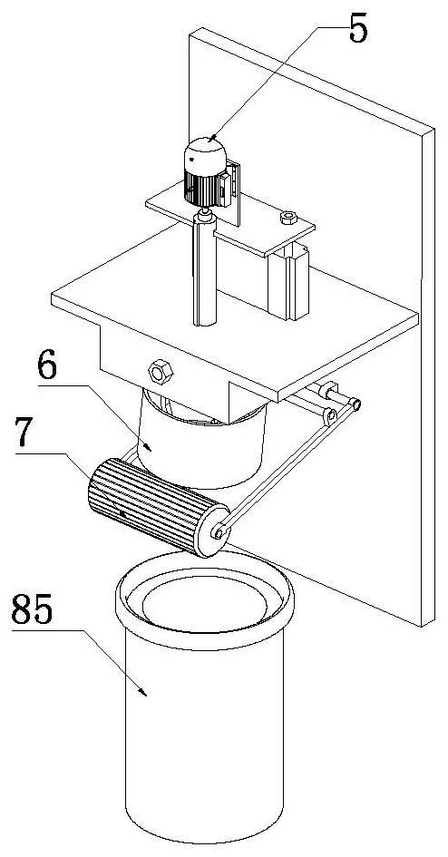 Radioactive solid waste in-barrel compaction device