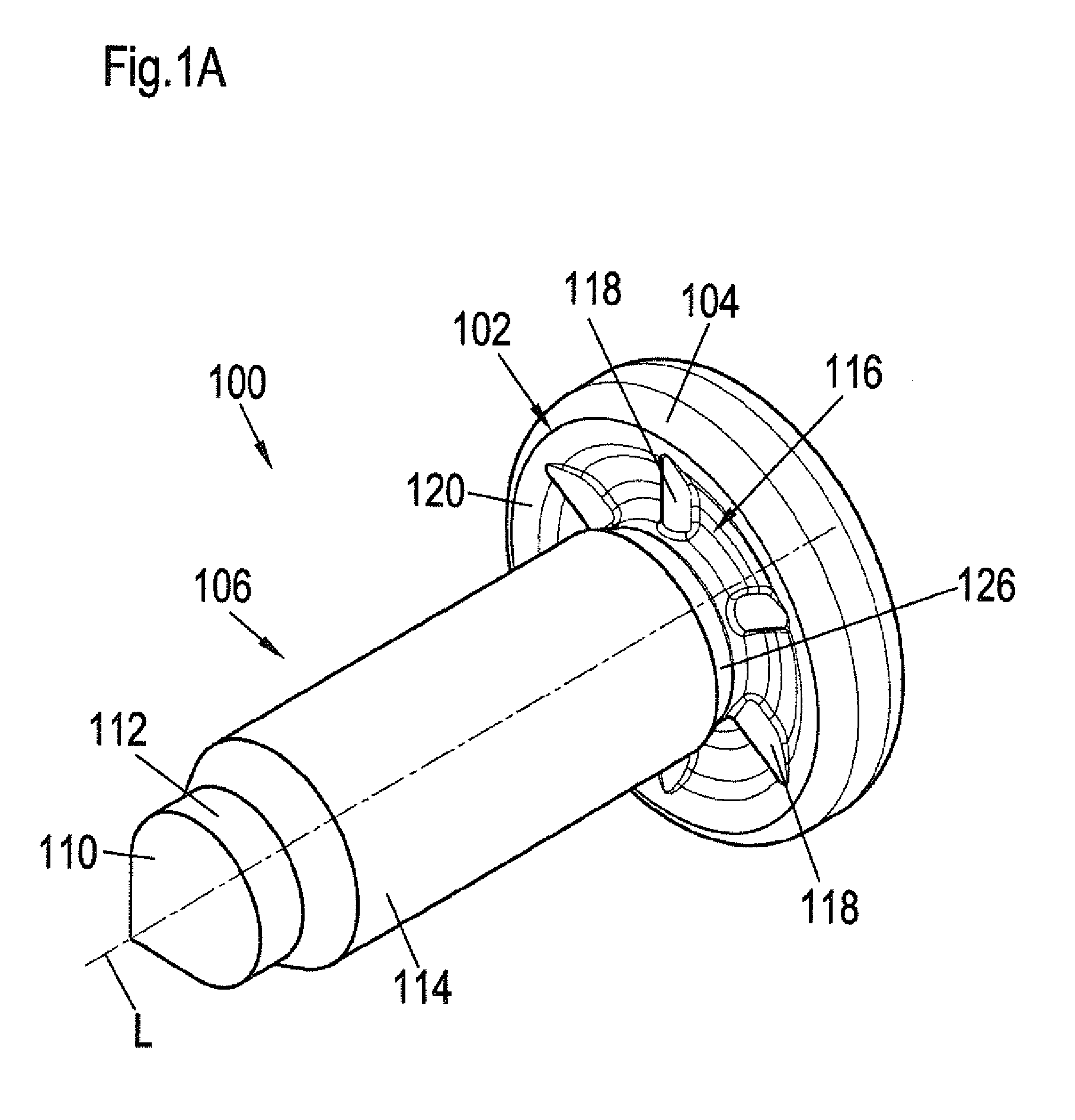Bolt element and a method for the attachment of a bolt element to a component of a composite material