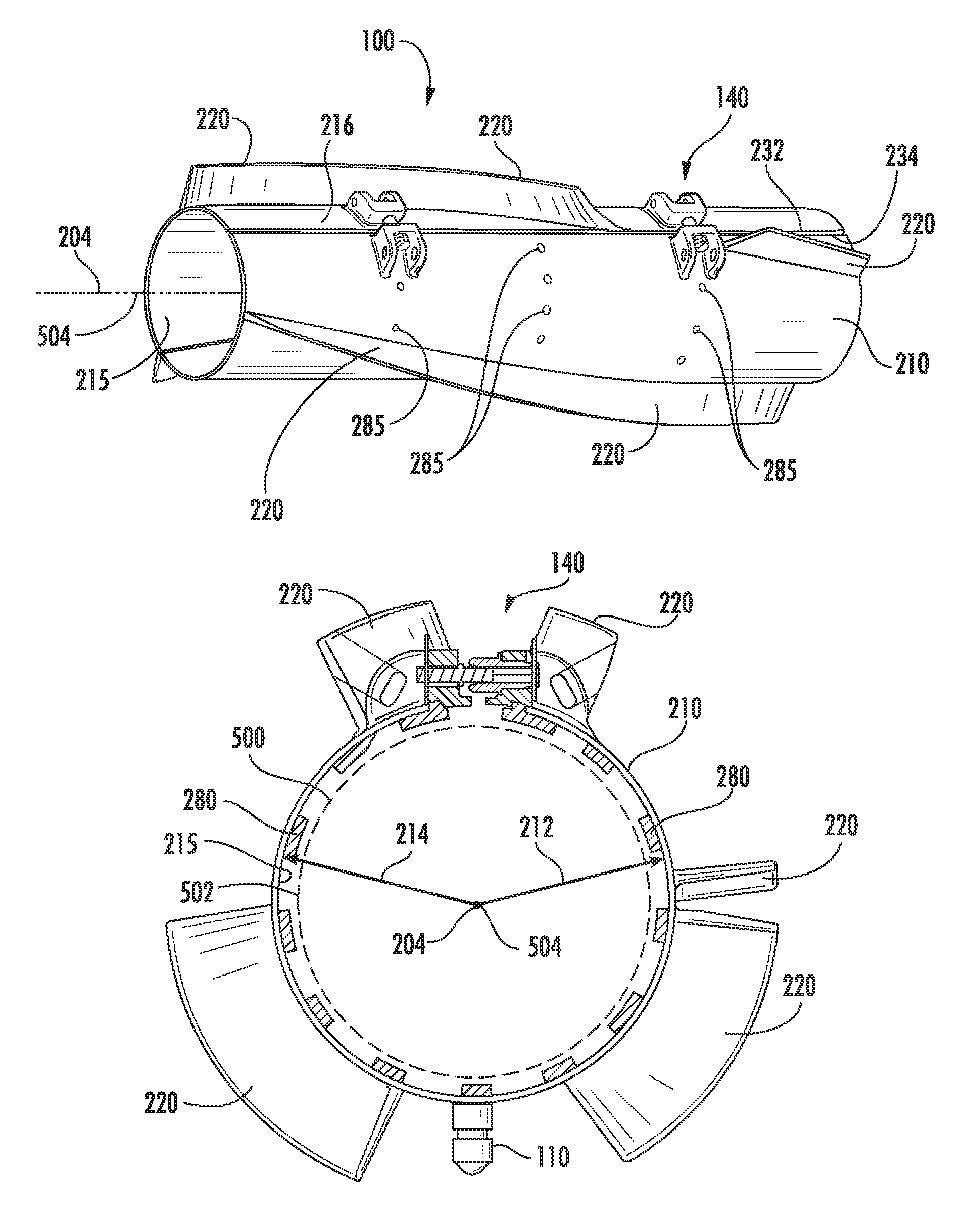 ROV friendly vortex induced vibration inhibitor and method of use