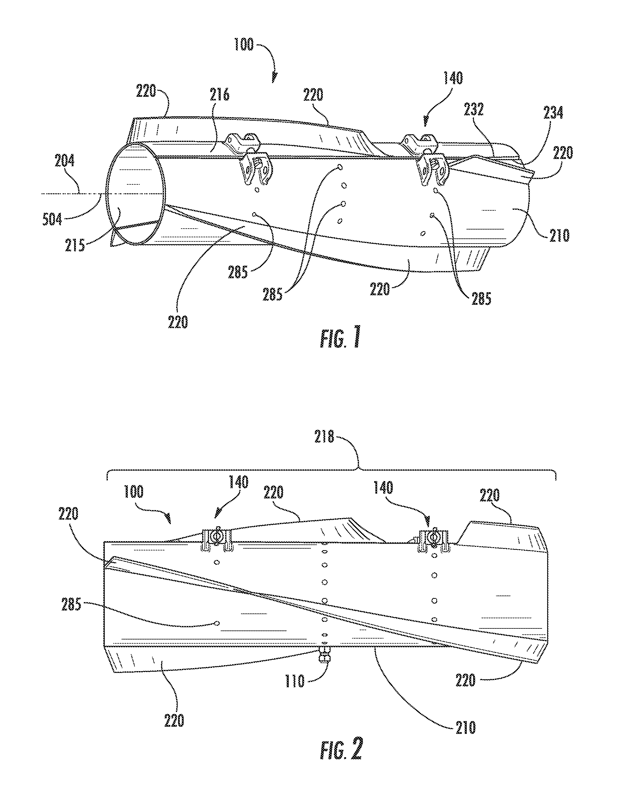 ROV friendly vortex induced vibration inhibitor and method of use