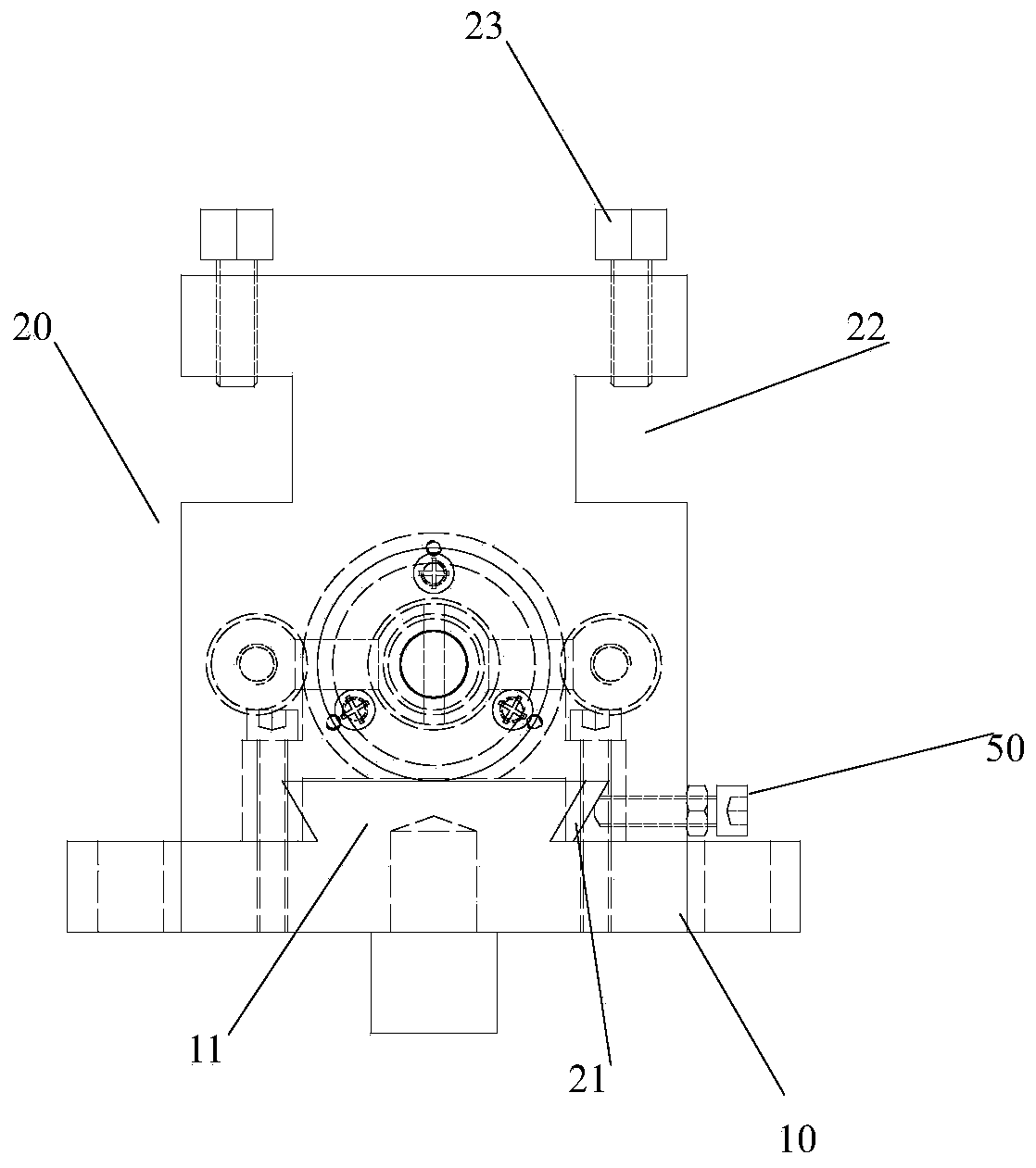 Clamping equipment for knurling tools