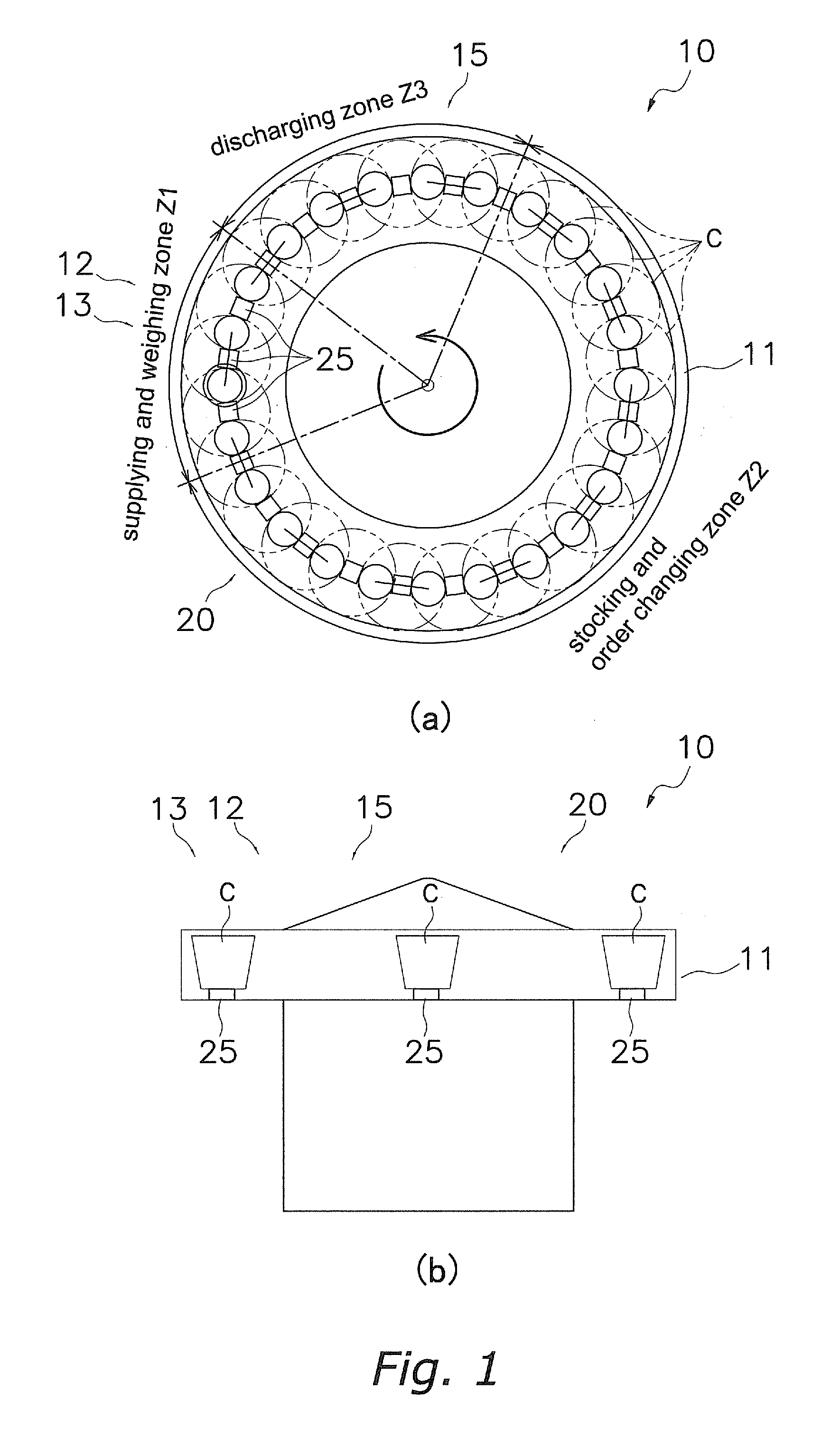 Conveying device, and combination weighing device and quality inspection device provided therewith