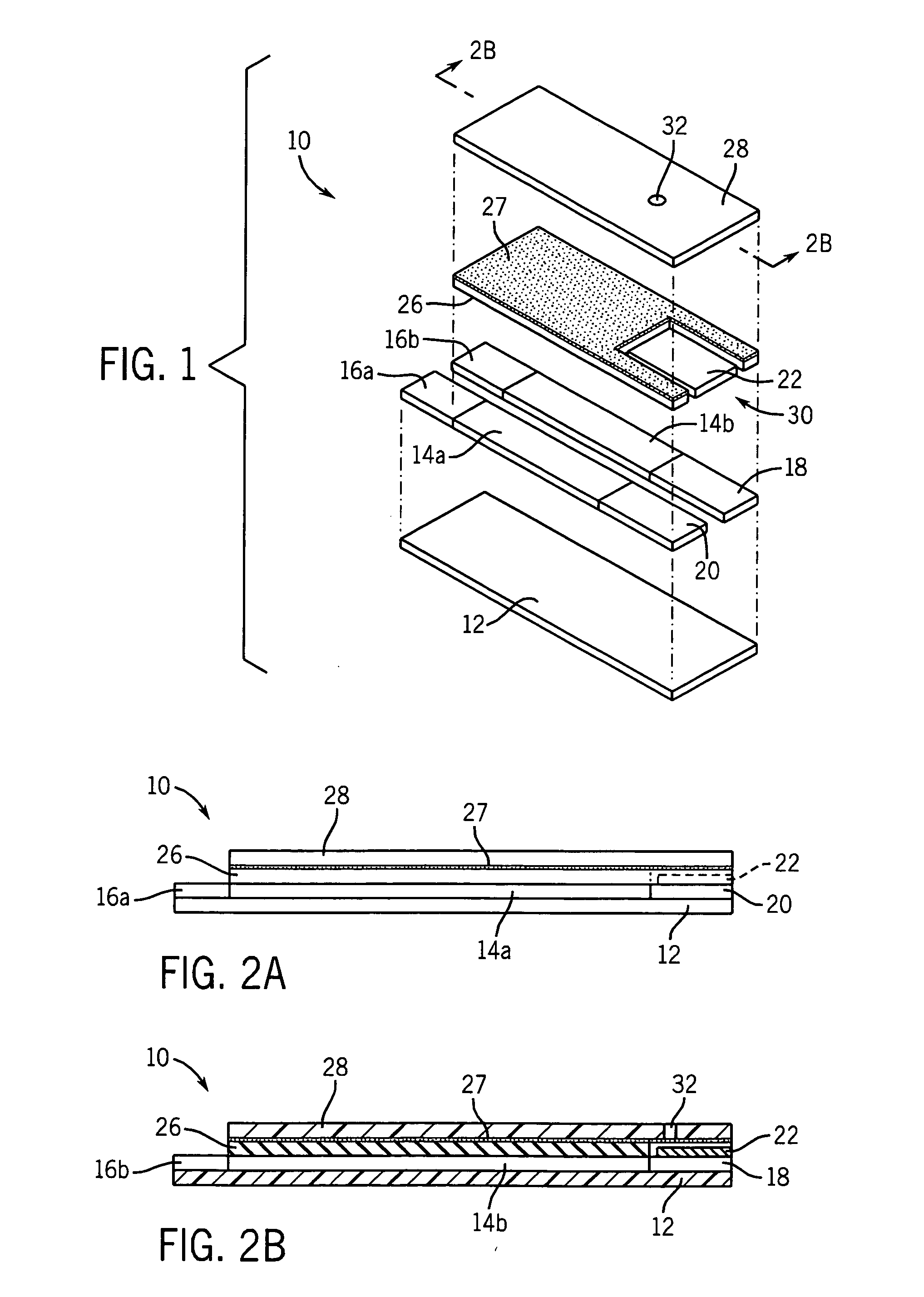 Low volume electrochemical biosensor