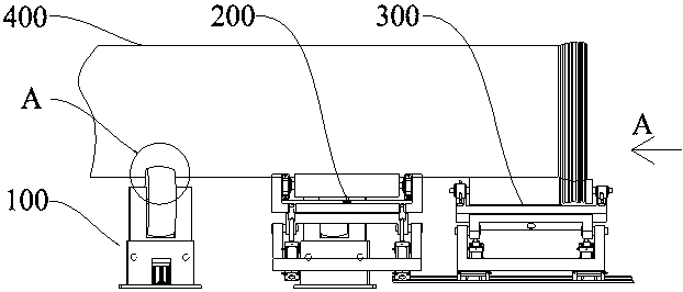 Synchronous copying winding device for plastic forming for socket of spigot-and-socket pipe