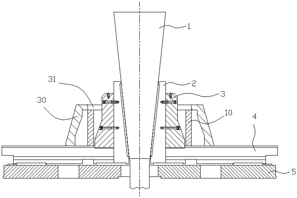 Method for thermal expansion of titanium alloy rectangular cross-section ring to form special-shaped cross-section ring