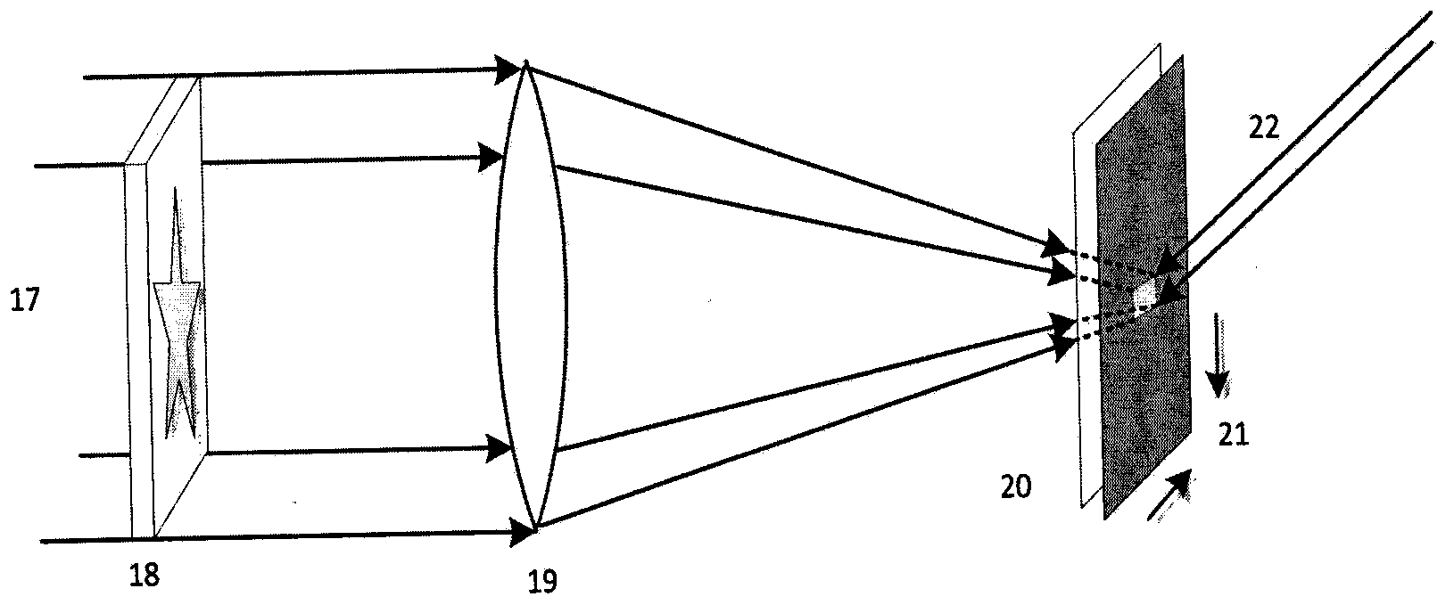 Monochrome full-parallax holographic three-dimensional one-step printer light path structure