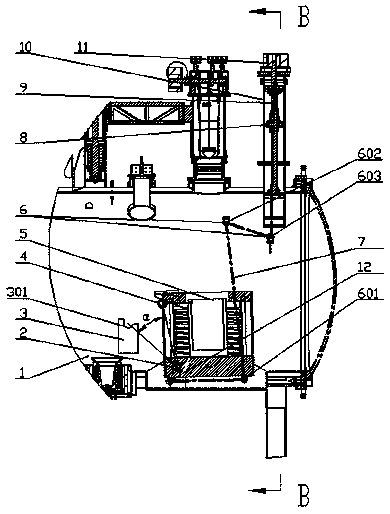 An automatic dumping mechanism