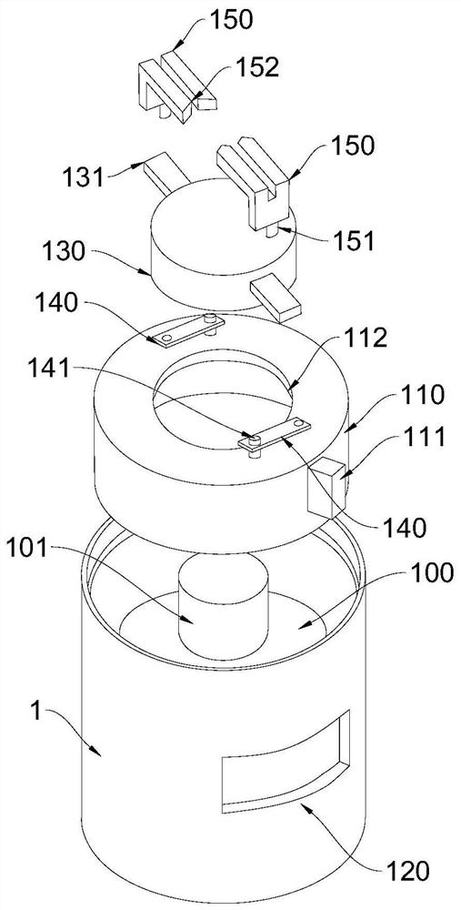 Tablet clamping device, slicer and slicing method