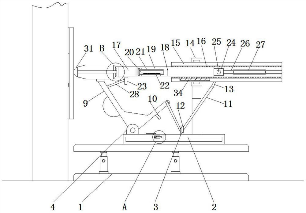 A kind of ceramic tile hollow drum percussion detection device for building construction