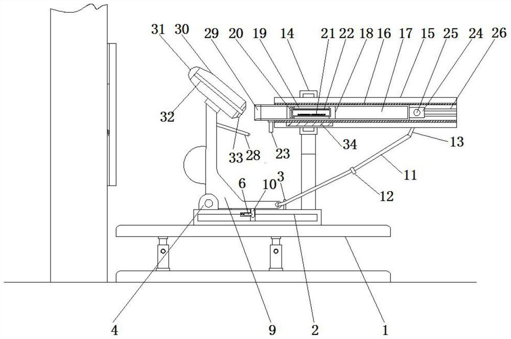 A kind of ceramic tile hollow drum percussion detection device for building construction