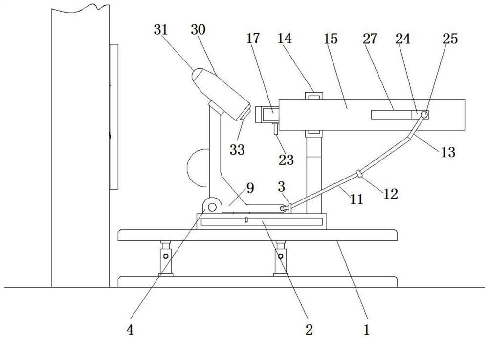 A kind of ceramic tile hollow drum percussion detection device for building construction