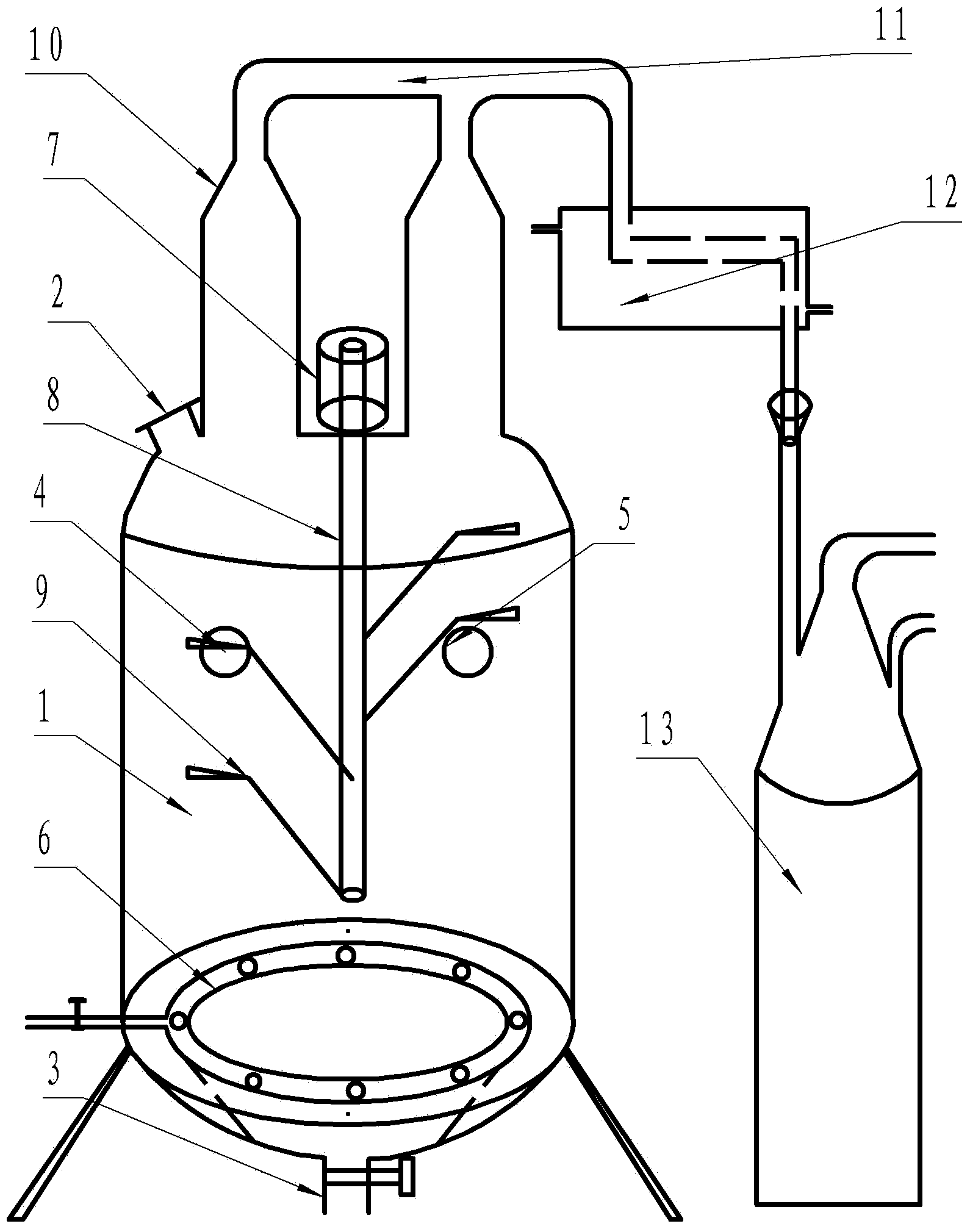 Steam distillation aromatic essential oil device