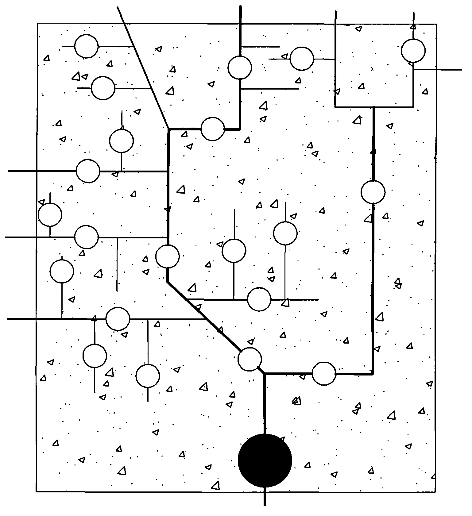 Water supply network information system for water supply network