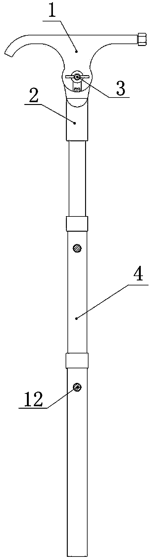 High-altitude insulation test jointing clamp