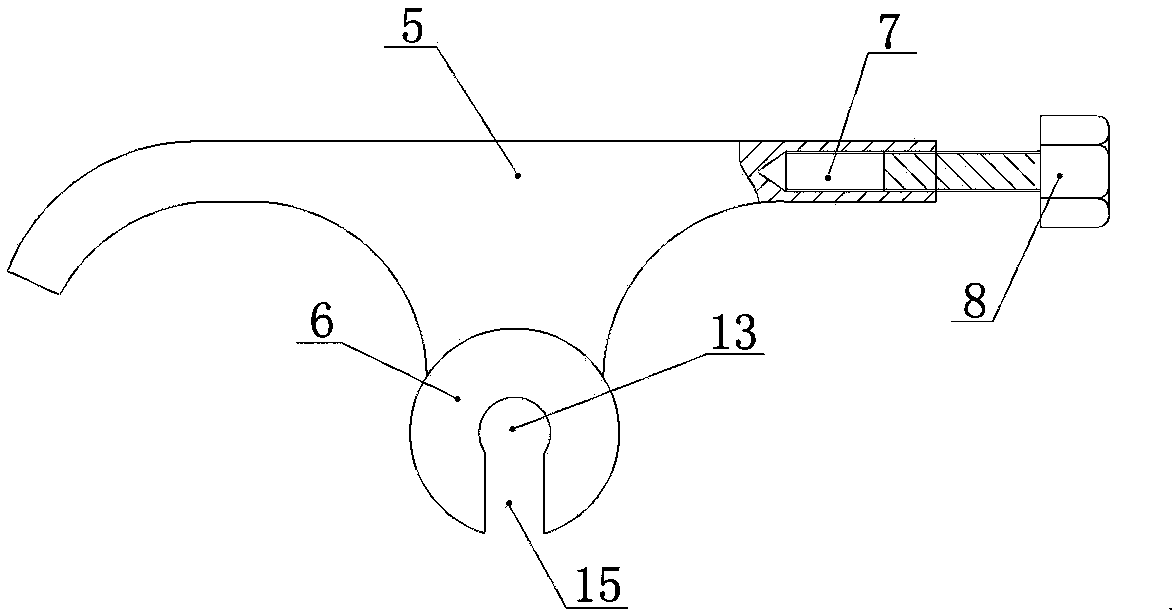 High-altitude insulation test jointing clamp