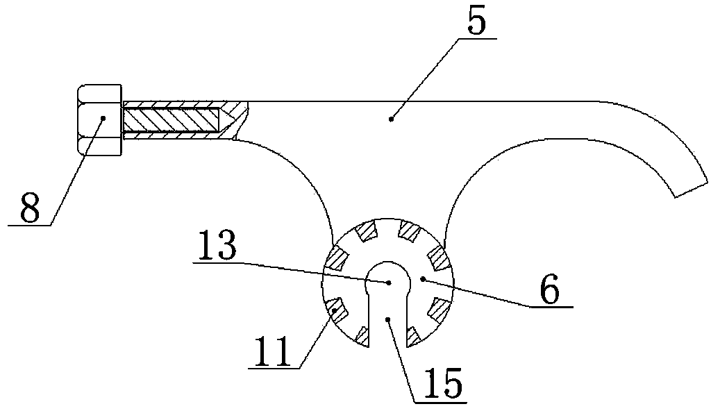 High-altitude insulation test jointing clamp