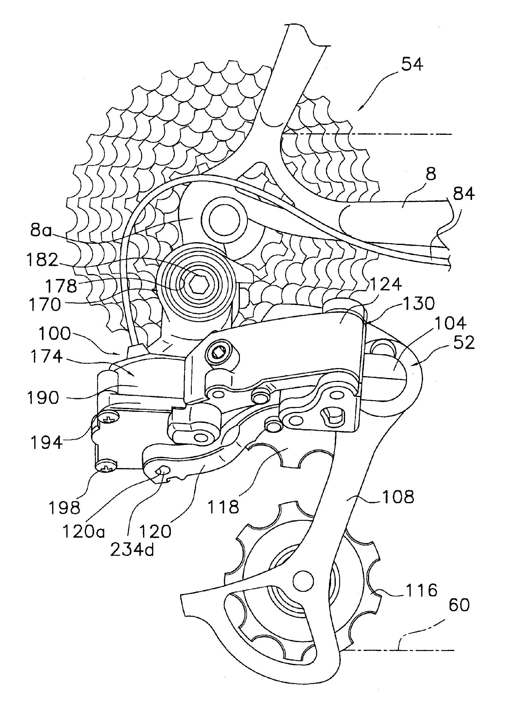 Apparatus for inhibiting undesirable movement of a bicycle electrical component