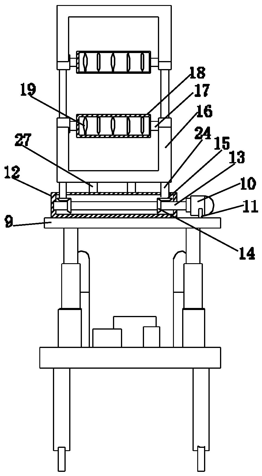 Deicing device for power transmission line
