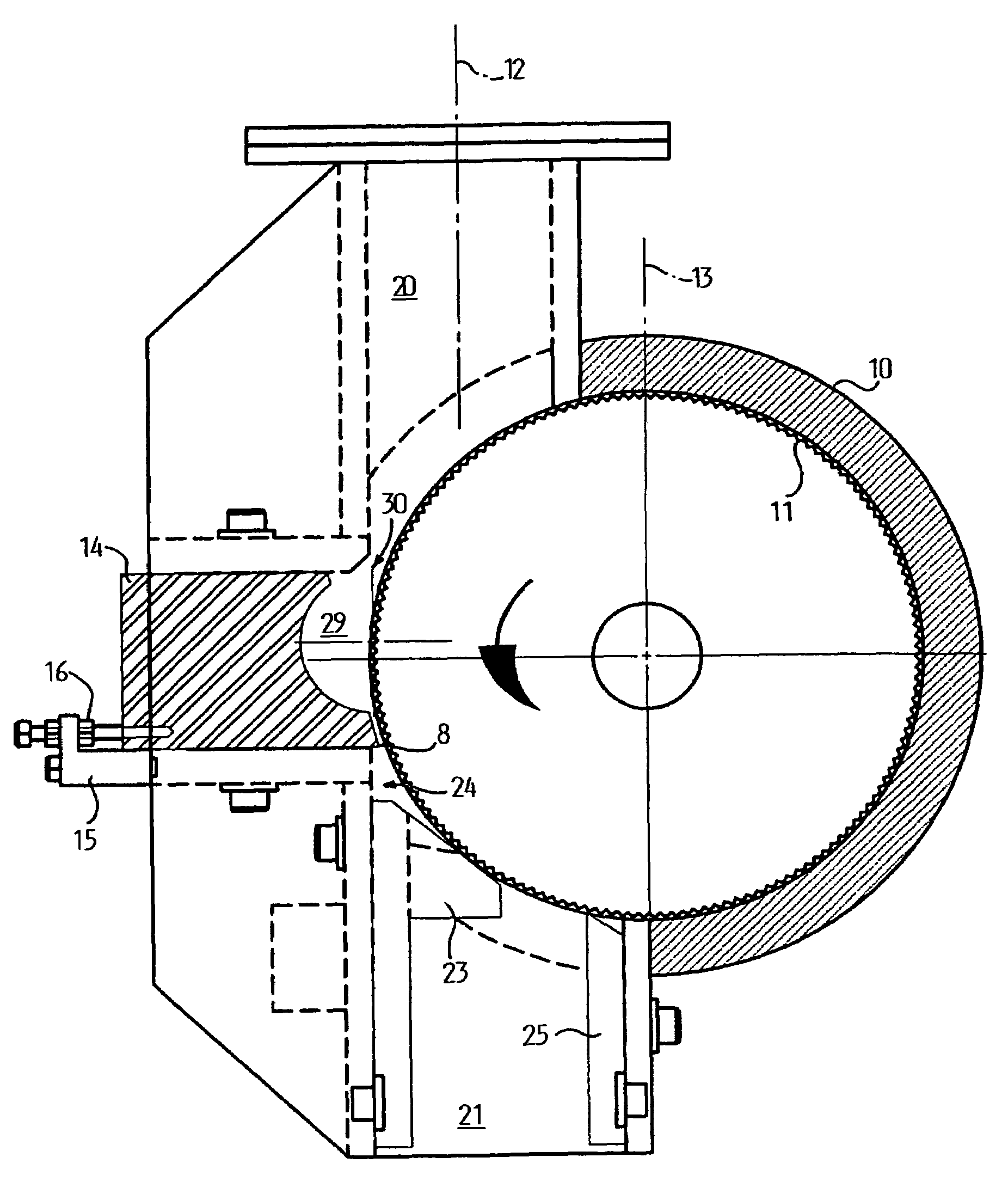 Unit and method for recycling a bituminous membrane