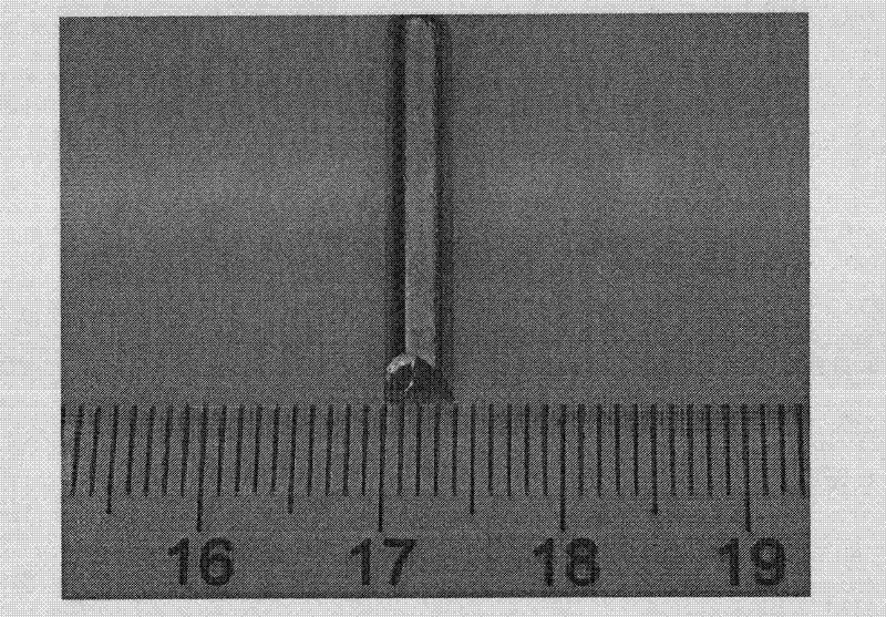 Large-amorphous forming capacity iron-based block amorphous magnetic alloy material and preparation method thereof