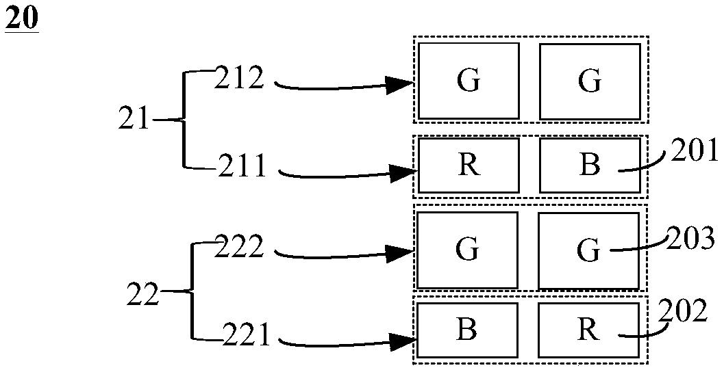 Pixel structure, mask plate and display device