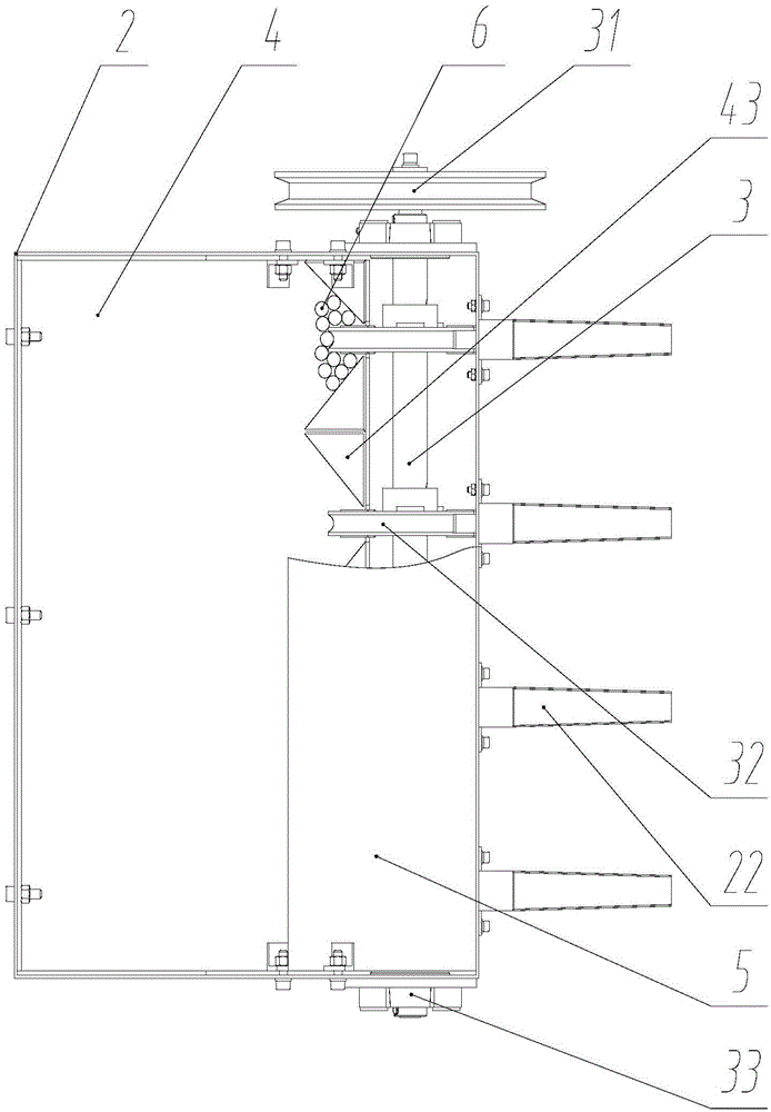 Quantitative feeding device for lotus seed processing equipment