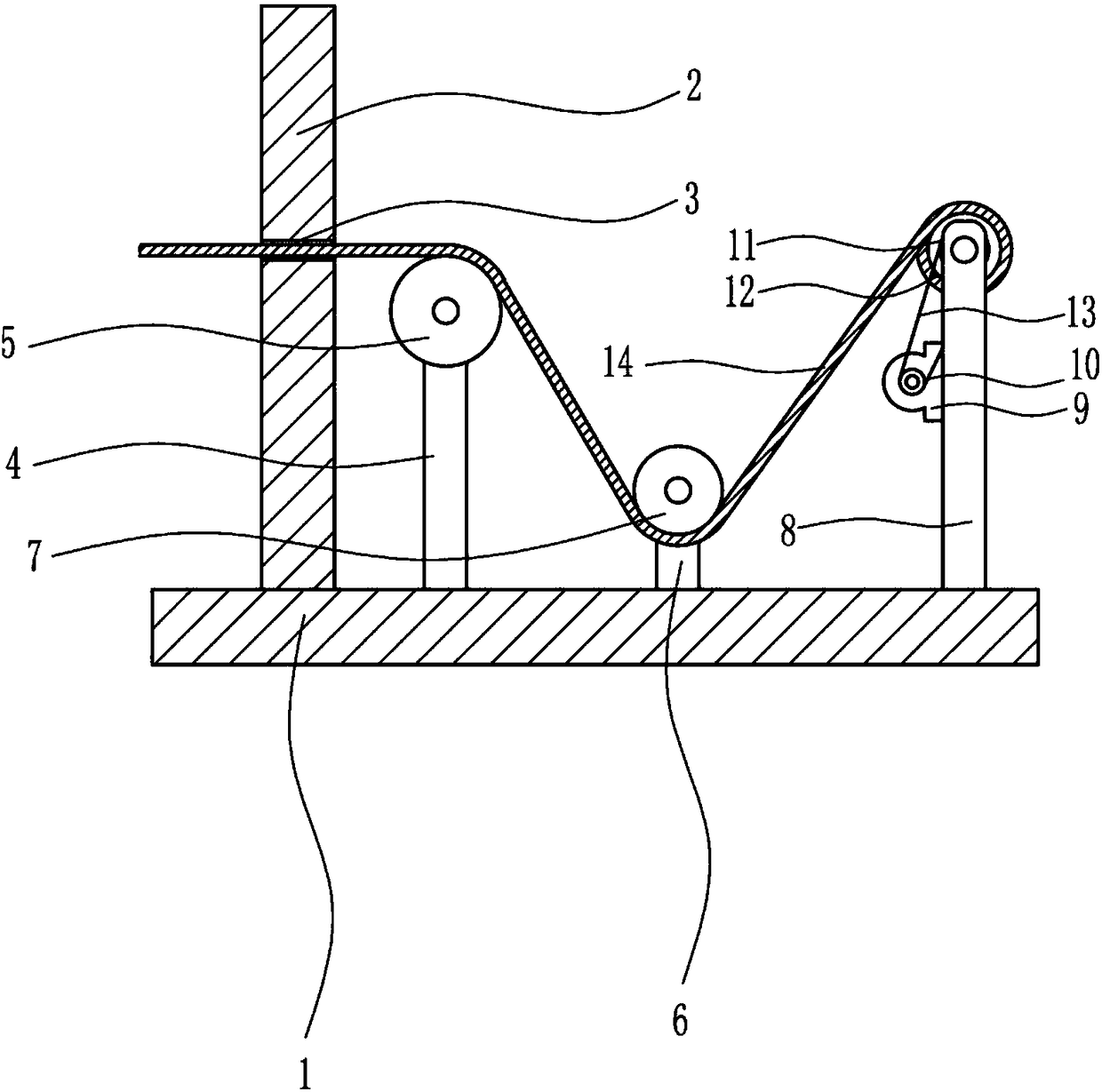 Electric wire winding and cutting device