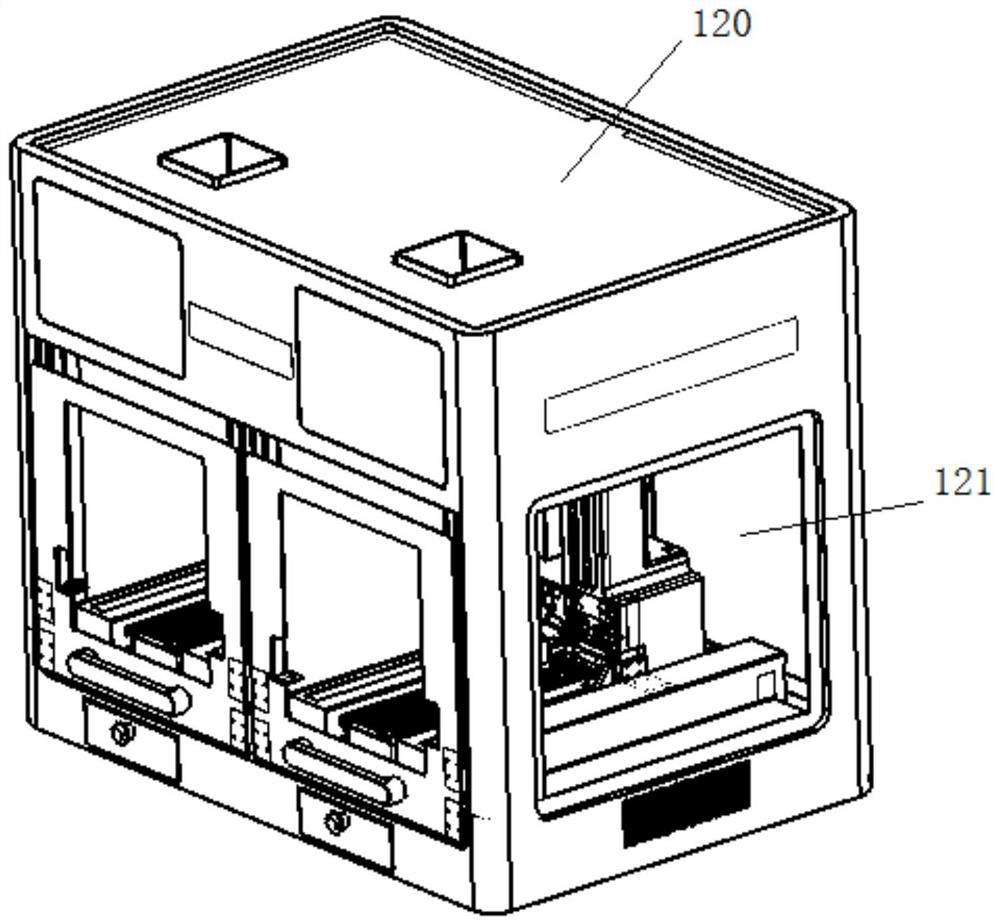 Capturing and library building integrated equipment