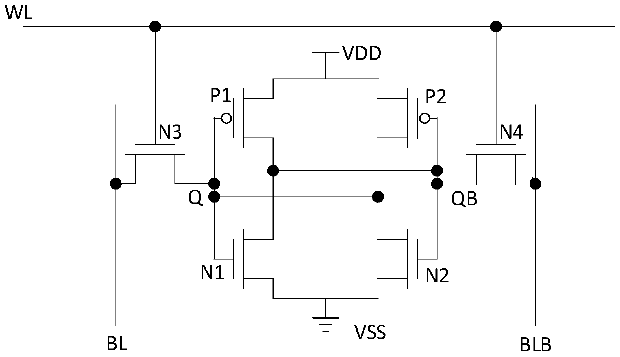 Memory, chip and circuit control method