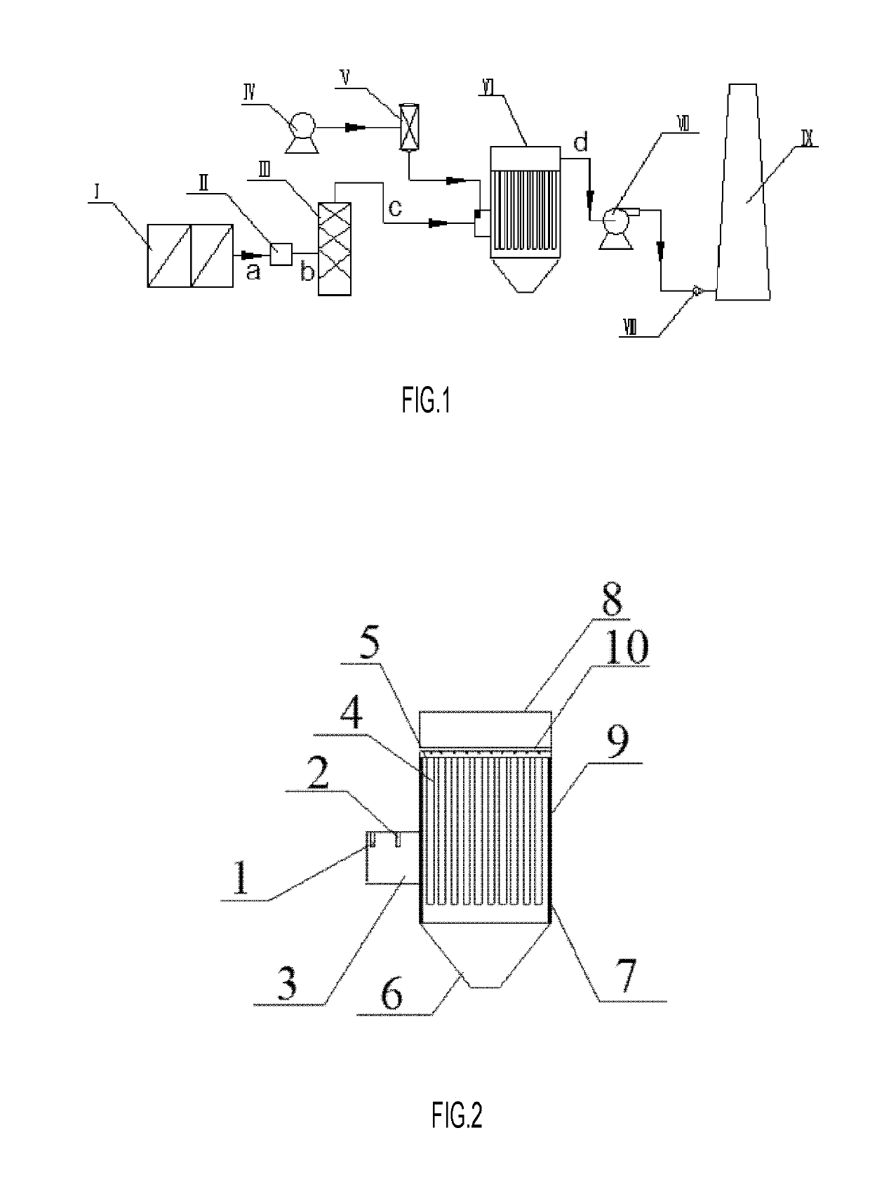 Membrane method processing system and process for high-concentration salt-containing organic waste liquid incineration exhaust gas