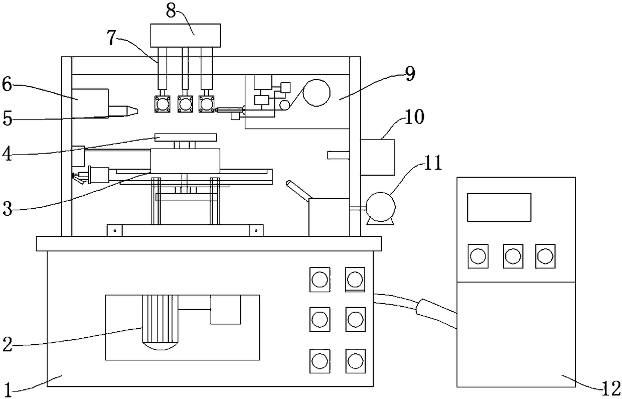 Automatic welding machine for plane steel plates